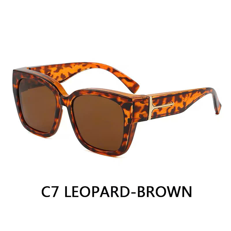 Leopard brown frame