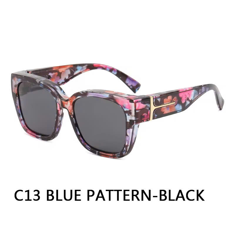 C13 Blue Pattern Black